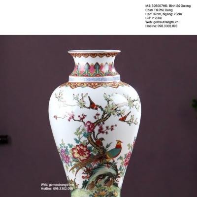 BÌNH SỨ XƯƠNG CHIM TRĨ PHÙ DUNG